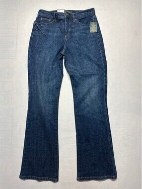 NWT Lauren Ralph Lauren Slimming Classic Bootcut Blue Denim Jeans Size 4